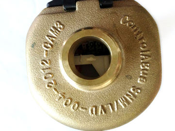 स्वर्ण पीतल रोटरी पिस्टन पानी मीटर आईएसओ 4064 वर्ग ग, LXH-15A के साथ