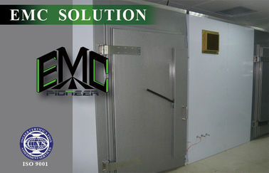 औद्योगिक इलेक्ट्रिक / मैनुअल आरएफ बचाते अप्रतिध्वनिक चैंबर / बचाते कमरे के लिए दरवाजे