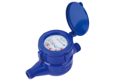 Horizontal Plastic Plastic Water Meters / Rotary Water Meter For Resident