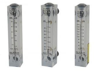 गैस की माप के लिए इनलाइन प्लास्टिक फ्लो मीटर जल उपचार उपकरणों में